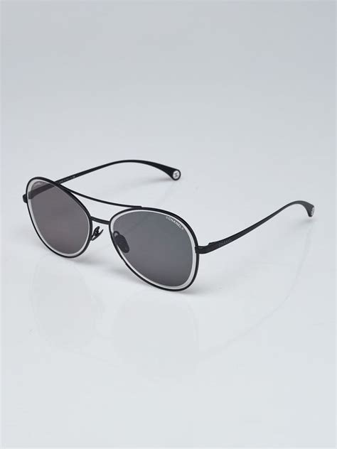 chanel 4260 sunglasses|CHANEL Metal Pilot Sunglasses 4260 Black .